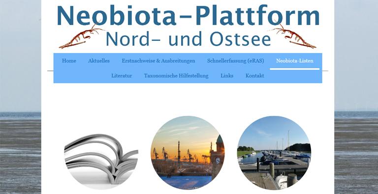 Neobiota-Plattform Nord- und Ostsee