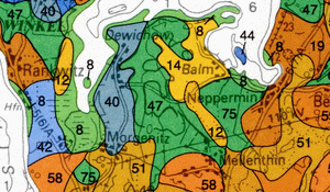 Ausschnitt aus der BÜK200 Blatt CC 2342 Stralsund (2006)