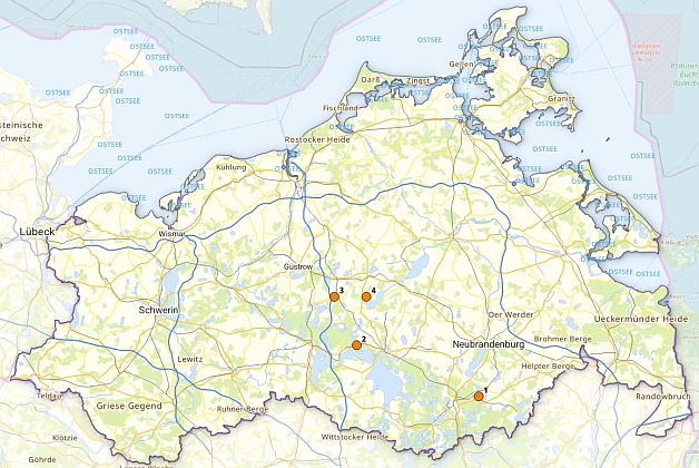 Karte mit Veranstaltungsorten 2026